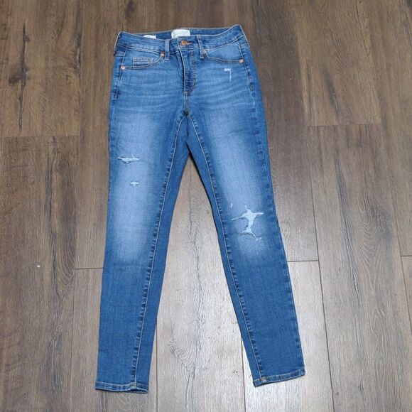 Universal Thread High Rise Skinny Jeans Medium Wash Size 0/25 - Picture 1 of 8